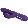 zalin perles vibrateur lapin 4 en 1 violet