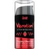 puissant stimulant intime gel vibrant liquide fraise 15 ml