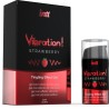 puissant stimulant intime gel vibrant liquide fraise 15 ml