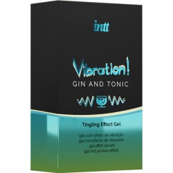 gel vibrateur liquide puissant stimulant intime gin & tonic 15ml