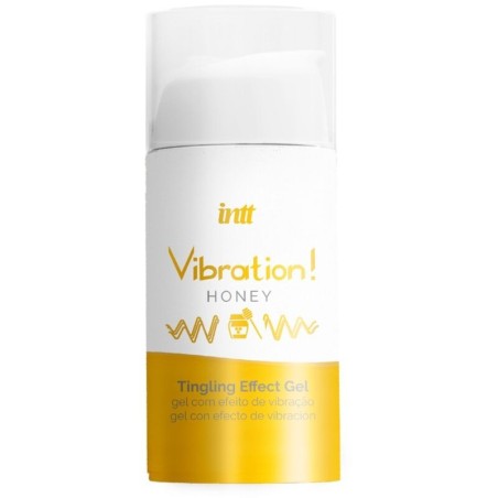 gel vibrateur liquide au miel puissant stimulant intime 15 ml