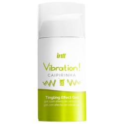 gel vibrateur liquide caipirinha puissant stimulant intime 15 ml