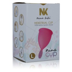 coupe menstruelle rose - taille l