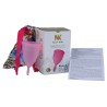 coupe menstruelle rose - taille l