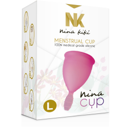 coupe menstruelle rose - taille l
