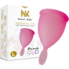 coupe menstruelle rose - taille l