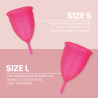 coupe menstruelle en silicone médicale - taille s