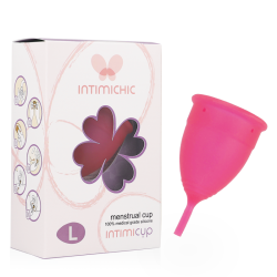 coupe menstruelle en silicone médicale - taille l