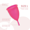 coupe menstruelle en silicone médicale - taille l
