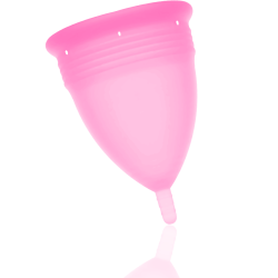 coupe menstruelle en silicone fda rose - taille l