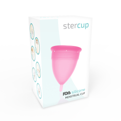 coupe menstruelle en silicone fda rose - taille l