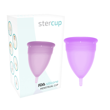 coupe menstruelle en silicone fda lilas - taille s