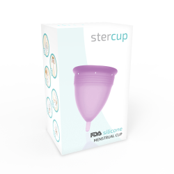 coupe menstruelle en silicone fda lilas - taille s