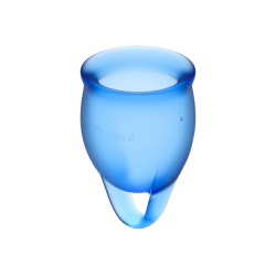 coupe menstruelle feel confident bleu foncé 15 + 20 ml