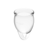 coupe menstruelle feel confident transparente 15 + 20 ml