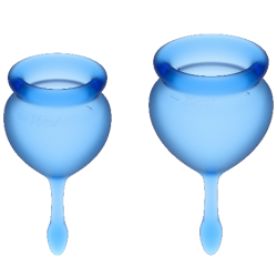 coupe menstruelle feel good bleu foncé 15 + 20 ml