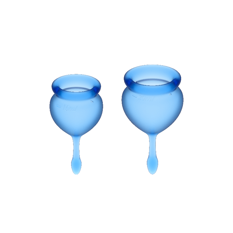 coupe menstruelle feel good bleu foncé 15 + 20 ml coupe menstruelle feel good bleu foncé 15 + 20 ml