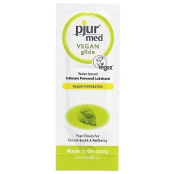 med lubrifiant  base eau vegan glide 2 ml