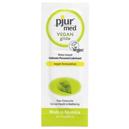 med lubrifiant  base eau vegan glide 2 ml