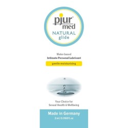 med lubrifiant naturel  base eau 2 ml
