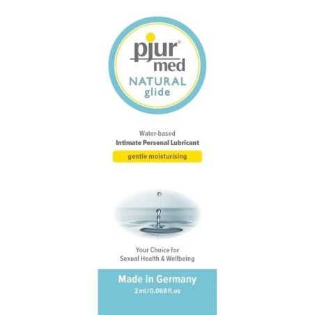 med lubrifiant naturel  base eau 2 ml