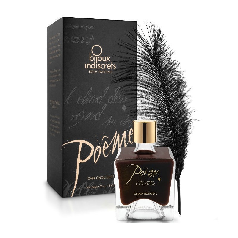 poeme peinture comestible chocolat noir 50 gr