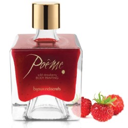 poeme peinture comestible fraise des sauvages 50 gr