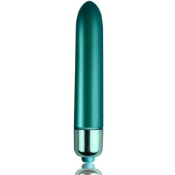 balle vibrante touche de pétales de paon en velours