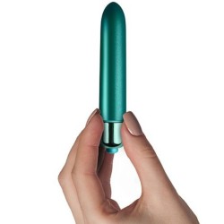 balle vibrante touche de pétales de paon en velours