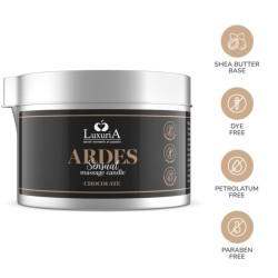 bougie de massage au chocolat