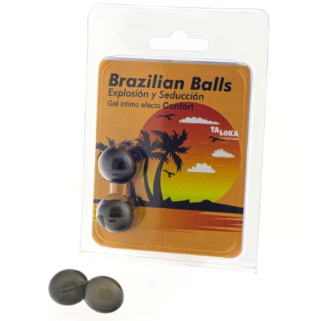 2 balles brésiliennes gel excitant effet confort