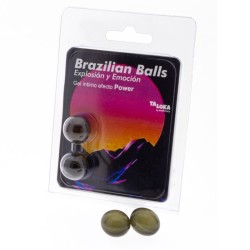 2 balles brésiliennes gel excitanant effet puissant