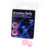2 balles brésiliennes refresh effet vibrant gel excitant