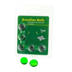 5 boules brésiliennes gel intime menthe