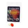 5 boules brésiliennes gel excitant effet super chaud