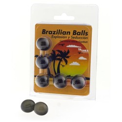 5 balles brésiliennes gel excitant effet confort