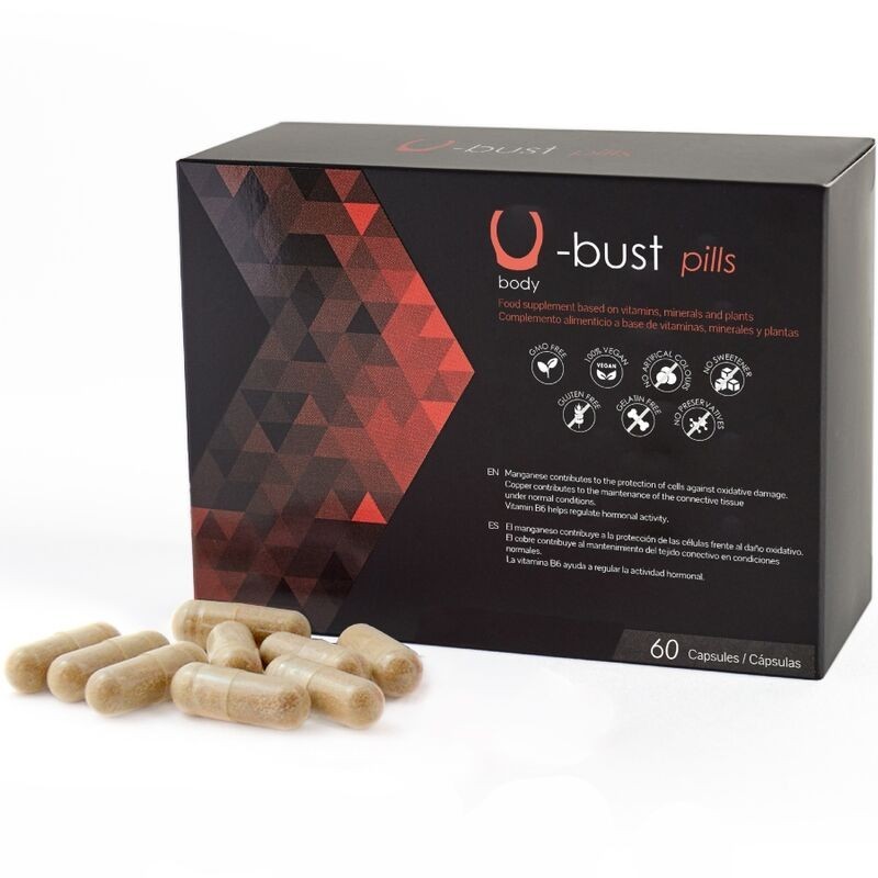 u-bust capsules d'augmentation mammaire - 60 capsules u-bust capsules d'augmentation mammaire - 60 capsules