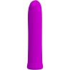 vibrateur curtis mini super power 12 vibrations en silicone violette