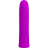 vibrateur curtis mini super power 12 vibrations en silicone violette