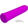 vibrateur curtis mini super power 12 vibrations en silicone violette