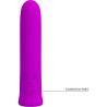 vibrateur curtis mini super power 12 vibrations en silicone violette