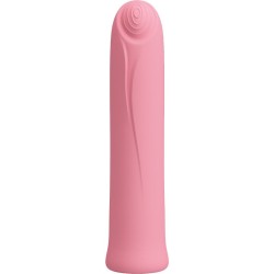 vibrateur curtis mini super power 12 vibrations en silicone rose
