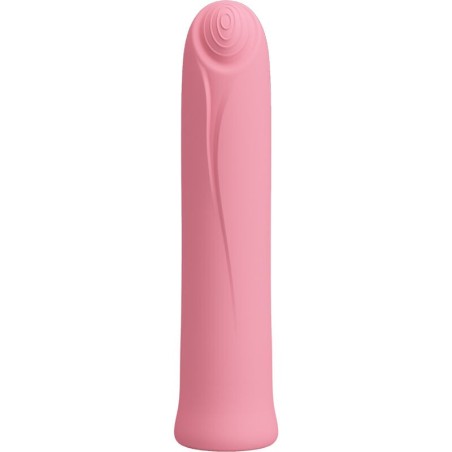 vibrateur curtis mini super power 12 vibrations en silicone rose