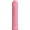 vibrateur curtis mini super power 12 vibrations en silicone rose