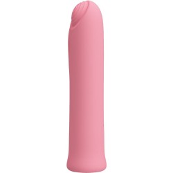 vibrateur curtis mini super power 12 vibrations en silicone rose