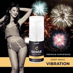 gel vibrant pulse fraise premium liquide 15ml