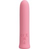vibrateur curtis mini super power 12 vibrations en silicone rose