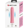 vibrateur curtis mini super power 12 vibrations en silicone rose