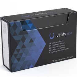 u-virility lube lubrifiant effet froid 10 x 5 ml