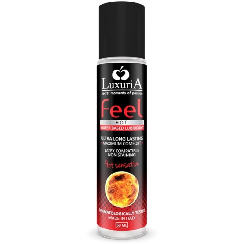 luxuria lubrifiant base d'eau feel hot sensation 60 ml luxuria lubrifiant base d'eau feel hot sensation 60 ml